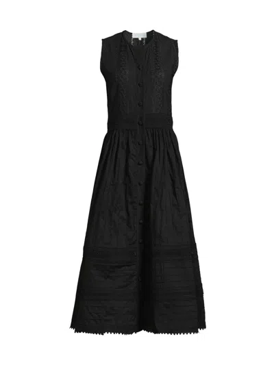 Waimari Women's Solaire Midi Dress In Black