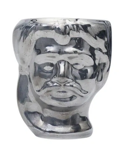 Waiting For The Bus Testa Di Moro Vase Silver Size - Ceramic