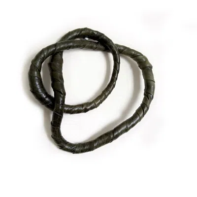 Waiwai Loop Wall Sculpture Green