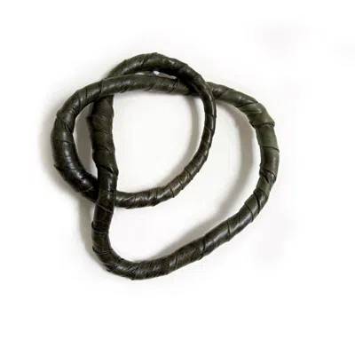 Waiwai Loop Wall Sculpture In Green