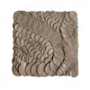 Waiwai Neutrals Ripple Leather Wall Decor