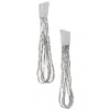 Waiwai Women's Beaded Dangle Earrings White In White