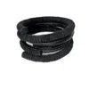 Waiwai Women's Black Eclipse Cuff Beaded Leather Bracelet