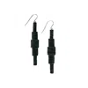 Waiwai Women's Black Gradient Dangle Earrings In Black