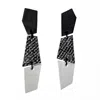 Waiwai Women's Black / White Monochrome Dangle Earrings In Multi