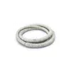 Waiwai Women's Continuous Coil Leather Choker White In White