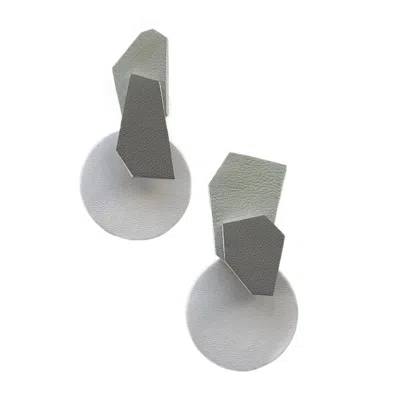 Waiwai Women's Neutrals Eclat Statement Earrings In Black