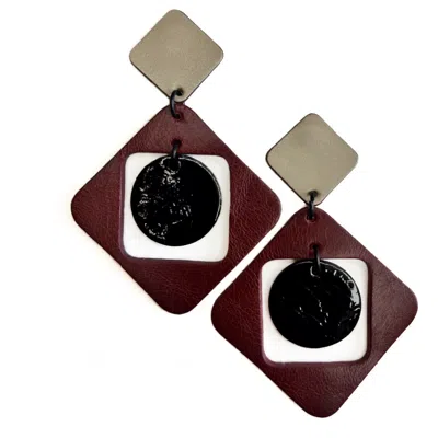 Waiwai Women's Pivot Statement Earrings In Multi
