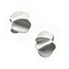 Waiwai Women's Rivelis Leather Earrings White