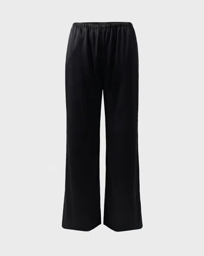 Wakakuu Icons Adeline Satin Trousers Svart In Black