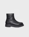 Wakakuu Icons Boots Cambridge Lamb Fur In Black