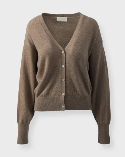 Wakakuu Icons Cardigan Harrow Cashmere In Sand