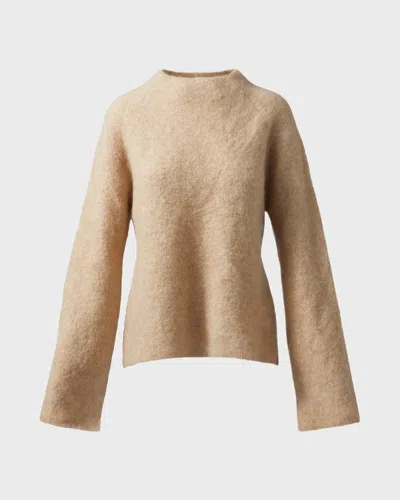 Wakakuu Icons Erin Cape Sweater In Camel
