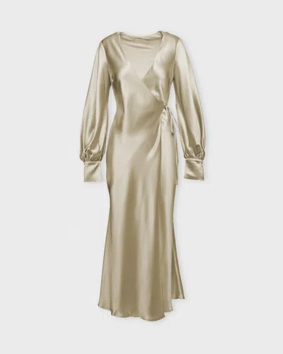 Wakakuu Icons Klänning Morino Wrap Beige