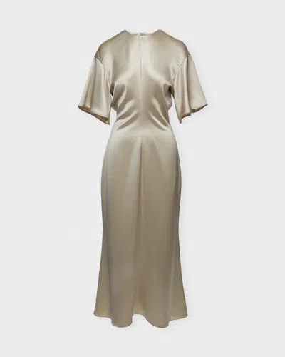Wakakuu Icons Klänning Wells Satin Beige
