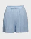 Wakakuu Icons Shorts Hamptons Linen Ljusblå