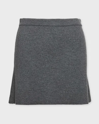 Wakakuu Icons Skirt Coventry Wool In Gray