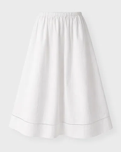 Wakakuu Icons Skirt Sandy Cotton In White