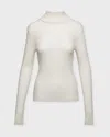 Wakakuu Icons Sweater Turtleneck Merino Wool In White