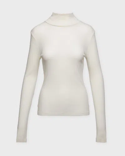Wakakuu Icons Sweater Turtleneck Merino Wool In White