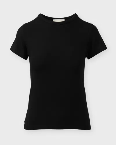 Wakakuu Icons T-shirt Baby Tee Modal In Black