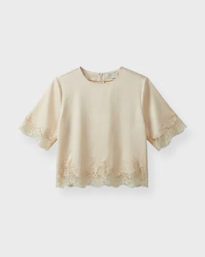Wakakuu Icons Top Canary Lace In Yellow