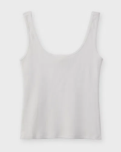 Wakakuu Icons Top Cato Rib Tank In White