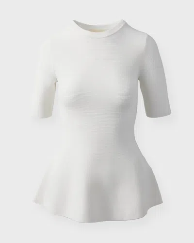 Wakakuu Icons Top Grenada Peplum In White