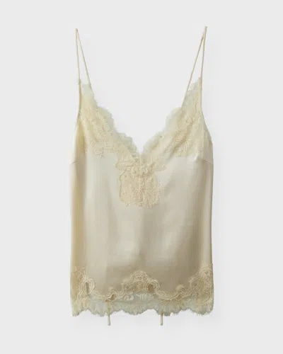 Wakakuu Icons Top Linz Lace In Yellow