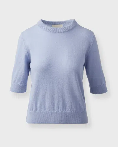 Wakakuu Icons Top London Cashmere In Blue