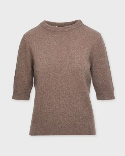 Wakakuu Icons Top London Wool Cashmere In Brown