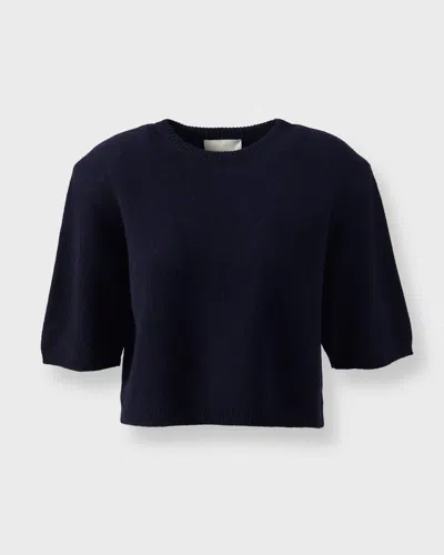Wakakuu Icons Top Venice Wool Cashmere In Blue