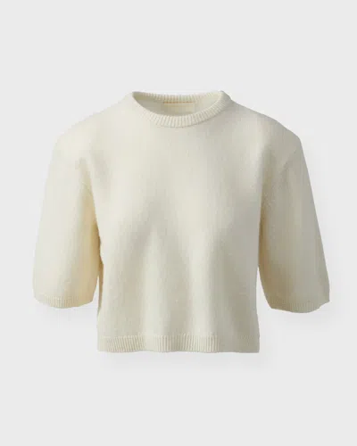Wakakuu Icons Top Venice Wool Cashmere In White