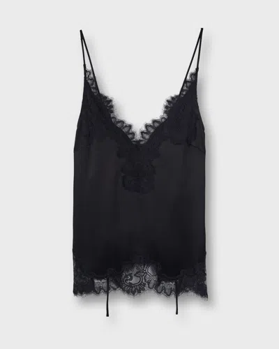 Wakakuu Icons Top Linz Lace In Black