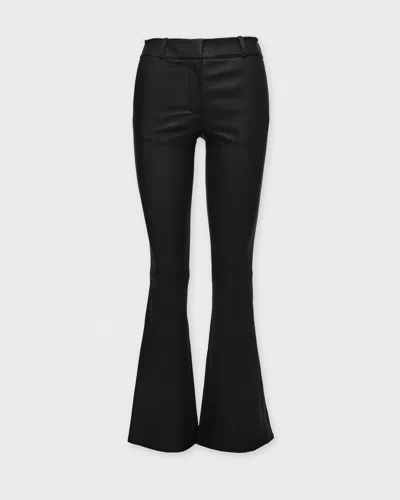 Wakakuu Icons Trouses Stretch Leather Pants In Black