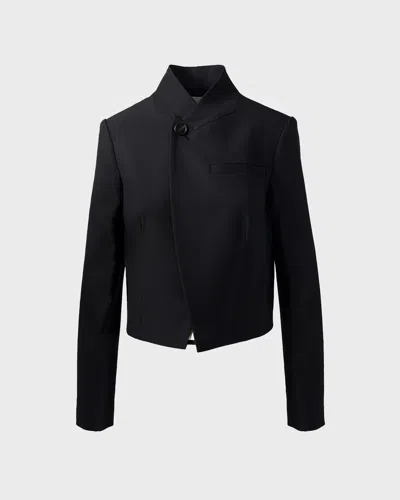 Wakakuu Icons Turn Collar Blazer Svart In Black