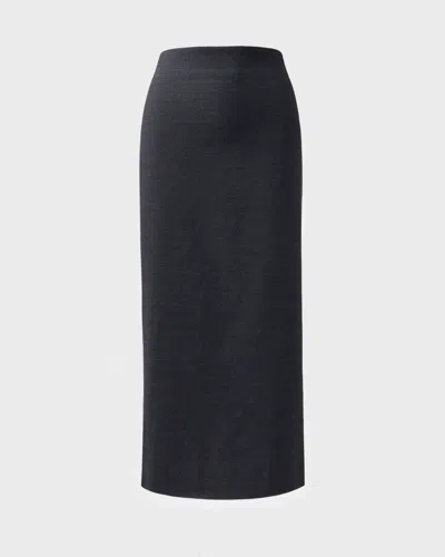 Wakakuu Icons Wool Pencil Skirt In Grå