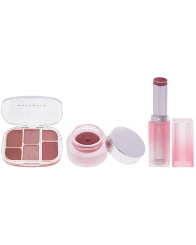 Wakemake 3pc Makeup Kit In Transparent