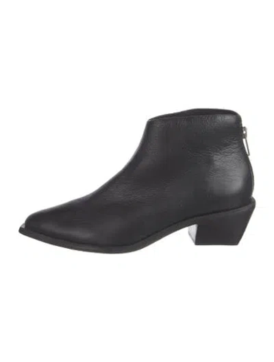 Pre-owned Wal & Pai Leather Boots In Black