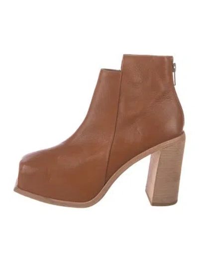 Pre-owned Wal & Pai Leather Boots In Brown