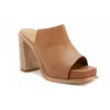 Wal & Pai Women's Denker Camel Calf Sandals In Brown In Brown