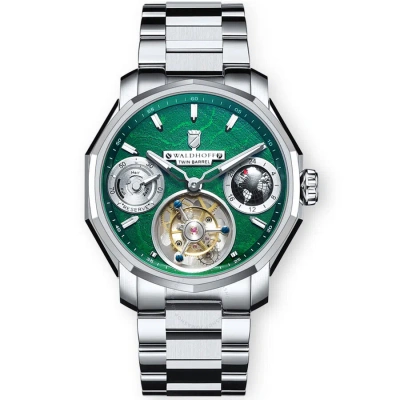 Waldhoff Continental Hand Wind Green Dial Men's Watch Continental Emerald In Multi