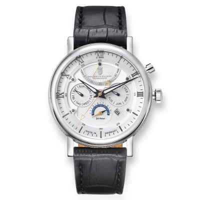 Waldhoff Multimatic Automatic Silver Dial Men's Watch 03a In Black