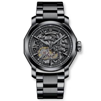 Waldhoff Republic Ii Black Dial Men's Watch Republic Ii Black