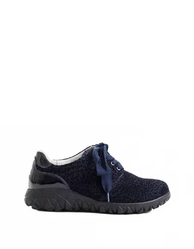Waldläufer Women's Miranda Nubuck Sneakers In Soft Black In Multi