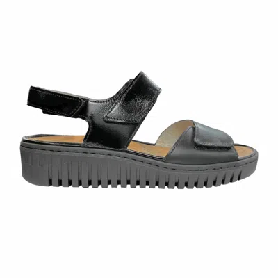 Waldläufer Women's Willow Sandal In Black