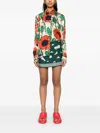 Wales Bonner Althea Shirt In Red