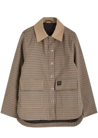Wales Bonner Alto Checked Cotton-blend Jacket In Multicoloured 1