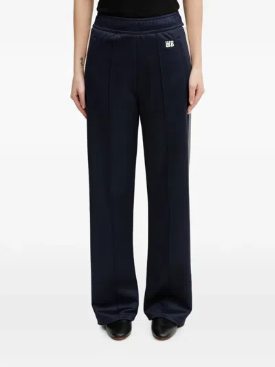Wales Bonner Anthem Side-stripe Track Pants In Blue