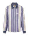 Wales Bonner Atlantic Striped Zipped Jacket In Multicolor